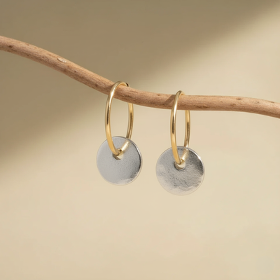 Handmade Elegant Hoop Earrings