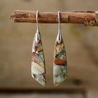Charm - Vintage Natural Stone Earrings